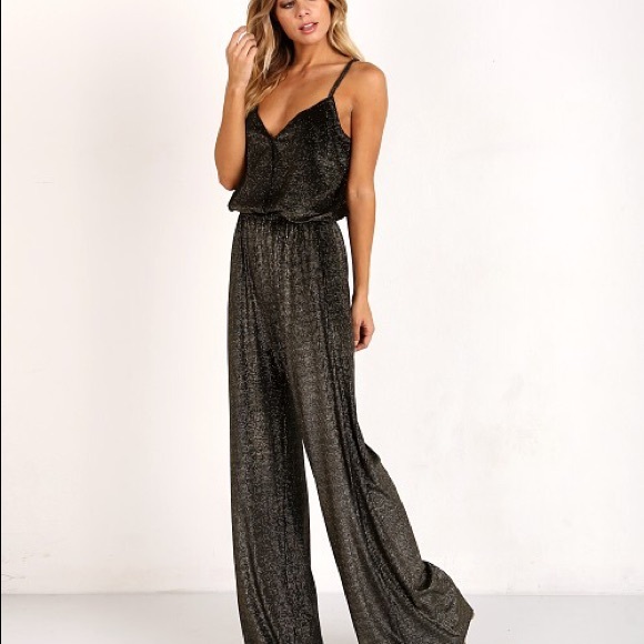 Show Me Your Mumu Jagger jumpsuit in golden glam - Picture 2 of 5